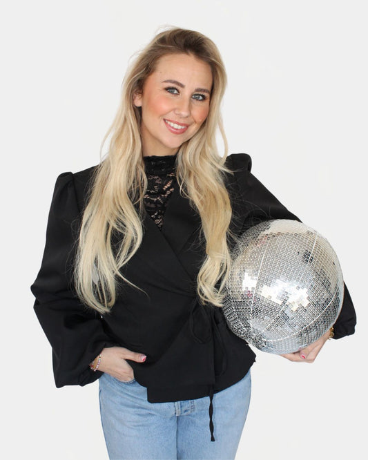 Fay | Wrap Blazer Zwart
